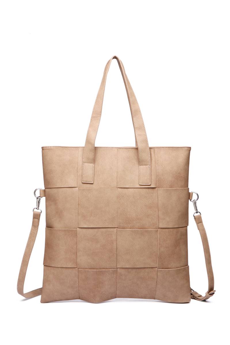 COLLEZIONE ALESSANDRO Schultertasche "Kiri" grob geflochtene Optik von Collezione Alessandro