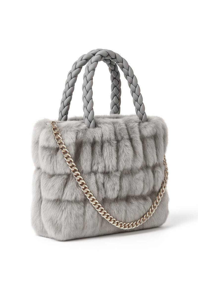 COLLEZIONE ALESSANDRO Schultertasche "Kuschel" aus kuschelweichem Material von Collezione Alessandro