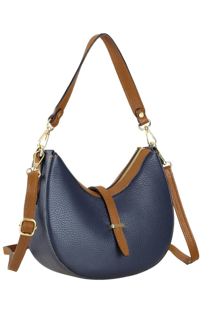 COLLEZIONE ALESSANDRO Schultertasche "OceanDrop" aus Leder, Made in Italy von Collezione Alessandro