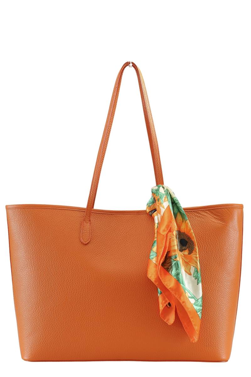 COLLEZIONE ALESSANDRO Schultertasche "Shopperella" aus italienischem Leder mit langem Trageriemen von Collezione Alessandro