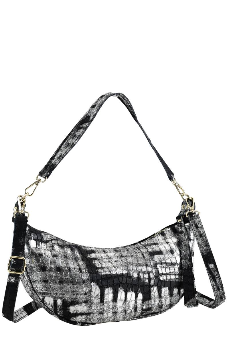 COLLEZIONE ALESSANDRO Schultertasche "Silbermond" elegant-luxuriöse Tasche mit silber-Finish von Collezione Alessandro