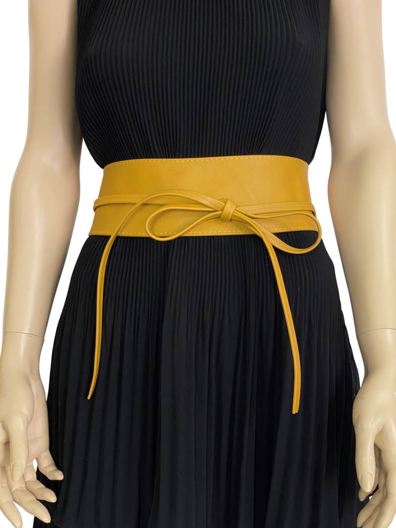 COLLEZIONE ALESSANDRO Taillengürtel "Beta" zum Binden, aus Rindsleder, ca. 250cm Länge von Collezione Alessandro