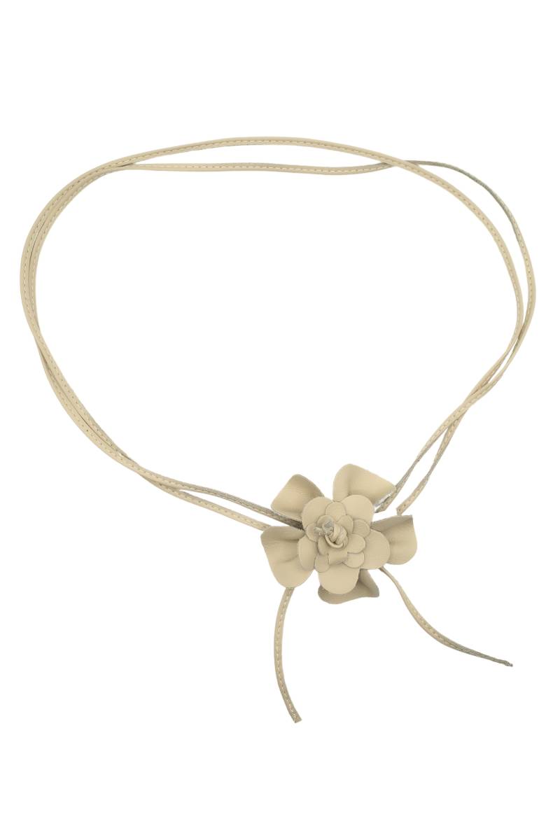 COLLEZIONE ALESSANDRO Taillengürtel "Blüte", Lederband mit echt Leder Blüte von Collezione Alessandro