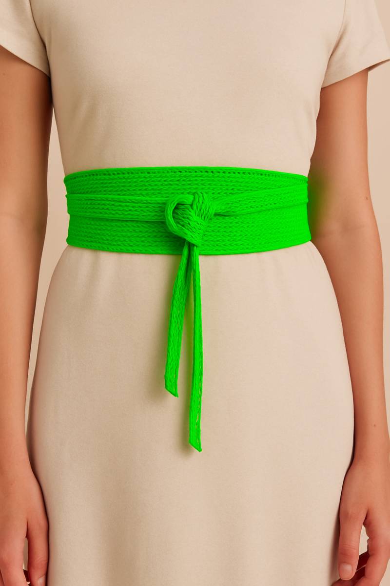 COLLEZIONE ALESSANDRO Taillengürtel "Neon" aus echtem Leder, Made in Italy von Collezione Alessandro