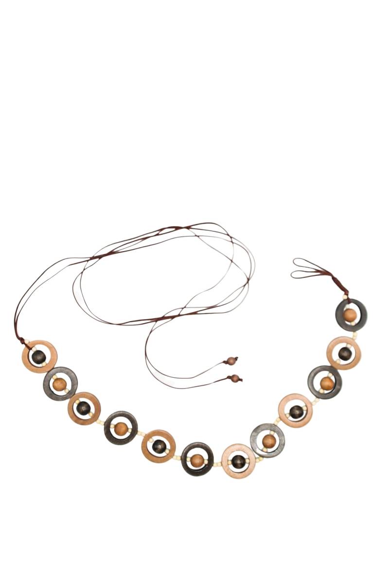 COLLEZIONE ALESSANDRO Taillengürtel "Solaria" Holzgürtel zum Binden von Collezione Alessandro