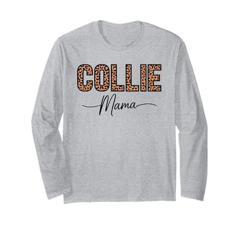 Leopardenmuster Collie Mama Collies Langarmshirt von Collie Lover Gifts