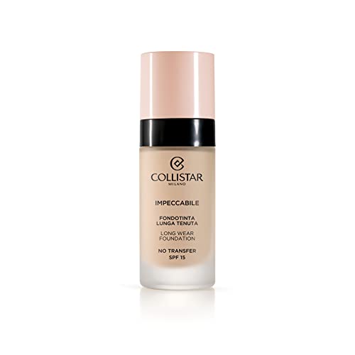 Collistar Unvermeidliche Foundation, lange haltbar, kein Transfer, SPF 15, sofortige Feuchtigkeit und bis zu 120 Stunden, natürliches mattes Finish, zweite Hautoptik, modulierbare Deckkraft, 30 ml von Collistar