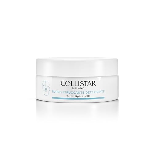 Collistar Reinigungsbutter, Make-up-Entferner, formuliert ohne Wasser, löst auch wasserfestes Make-up und Sonnenschutzmittel, Textur in Öl auf der Haut, für alle Hauttypen, 100 ml von Collistar