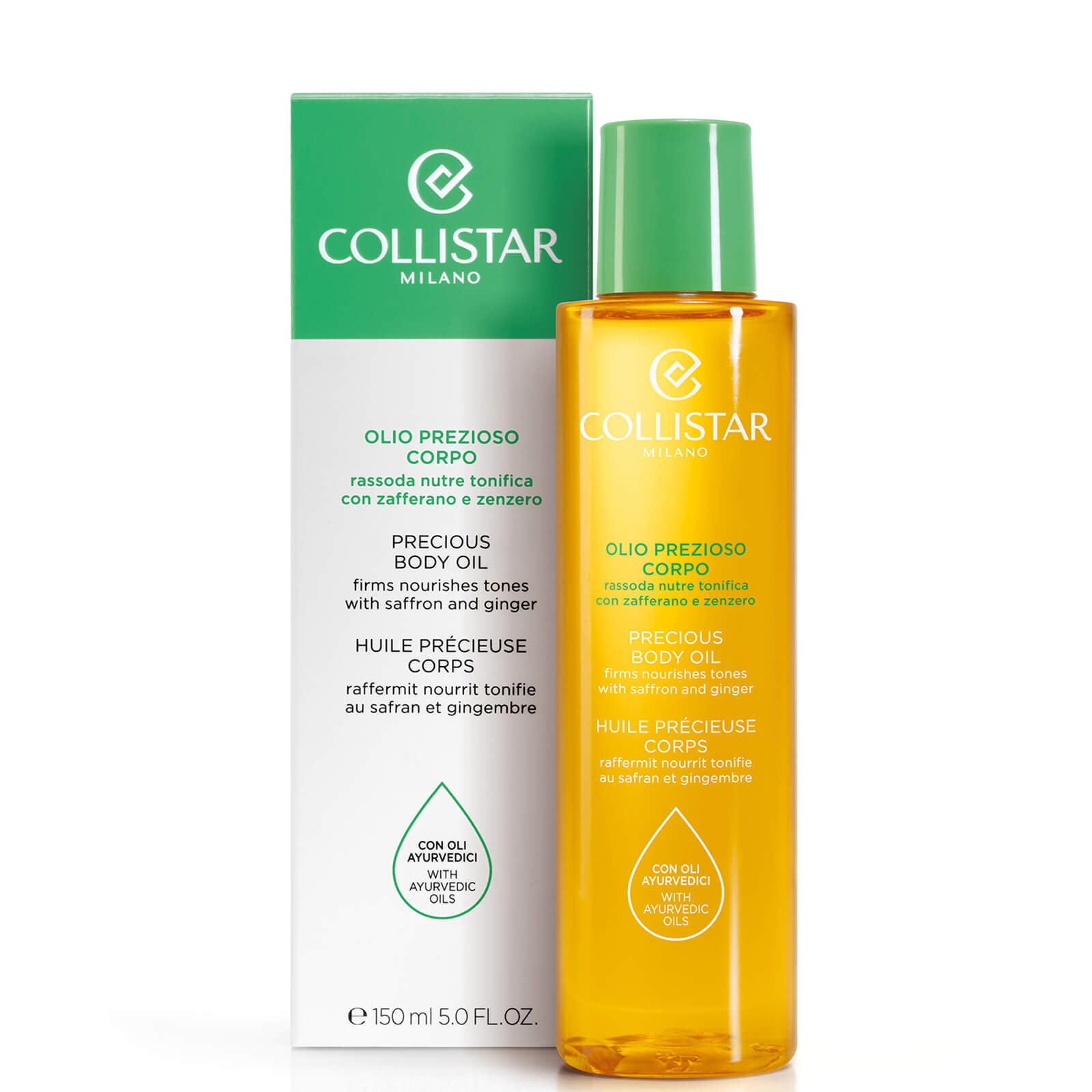 Collistar Precious Body Oil Firms Nourishes Tones With Saffron and Ginger 150ml von Collistar