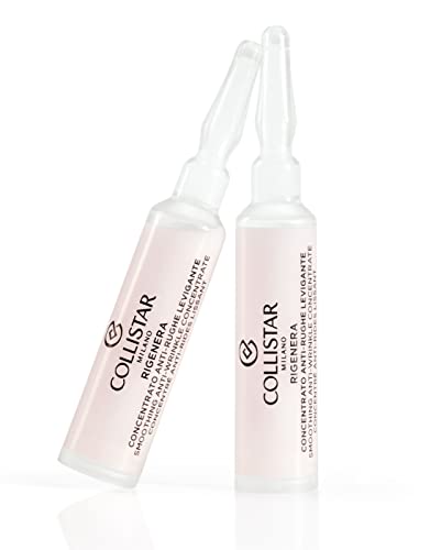 Collistar Rigenera Glättendes Anti-Falten-Konzentrat, Express-Anwendung für Gesicht und Hals, die Falten entgegenwirkt und die Zellreparatur stimuliert, ohne Alkohol und Silikone, 2x10 ml von Collistar