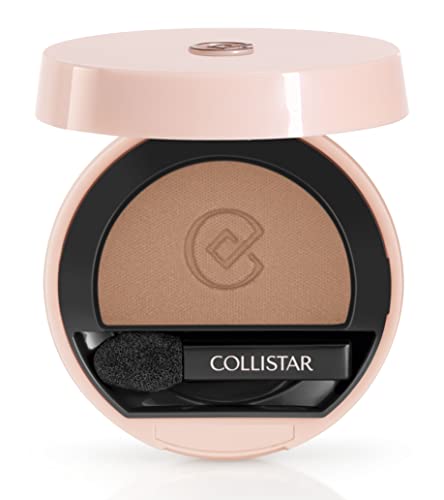 Collistar makelloser, kompakter Lidschatten, Farbton: matter Zimt (Cinnamon Matte), sofortige, lang anhaltende Farbabgabe, aufhellend und feuchtigkeitsspendend, 2 g von Collistar