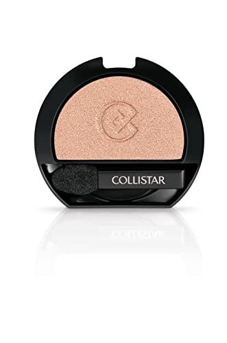 Collistar makelloser, kompakter Nachfüll-Lidschatten, Farbton:Champagne Satin, sofortige, lang anhaltende Farbabgabe, aufhellend und feuchtigkeitsspendend, 2 g von Collistar