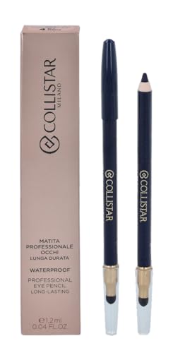 Collistar professioneller Kajalstift, n.4 Night Blue, weicher, wasserfester, ophthalmologisch getesteter Kajalstift, dreifache Verwendung: inneres Auge, äußeres Auge und Lidschatten, 1,2ml von Collistar