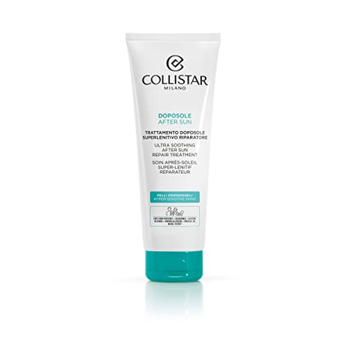 Collistar superberuhigende After-Sun-Reparaturbehandlung, superberuhigende Körpercreme gegen Irritationen, frei von Silikonen, Alkohol und Nickel, geeignet für hypersensible Haut und Kinder, 250 ml von Collistar