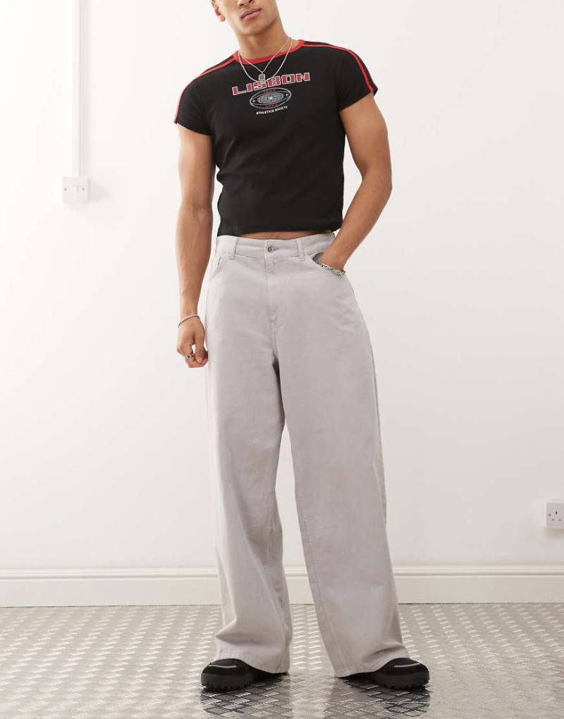 COLLUSION - Antifit-Jeans in Grau von Collusion