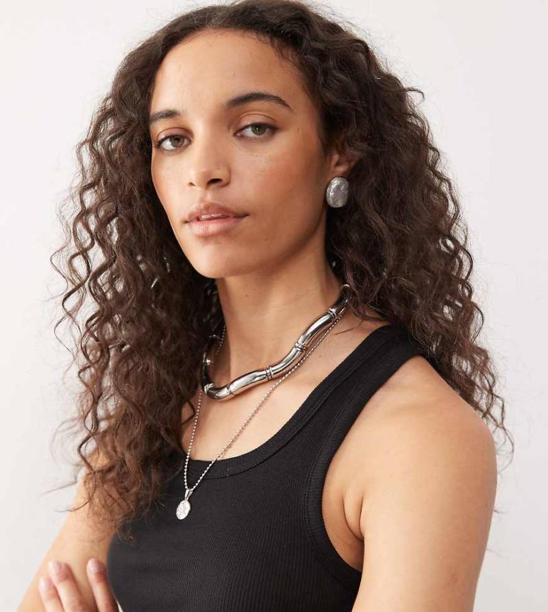 COLLUSION - Trägertop in Schwarz von Collusion