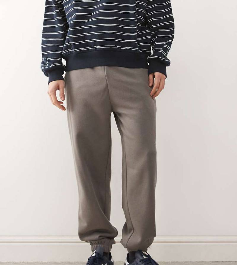 COLLUSION - Jogginghose in Anthrazit mit Bündchen-Grau von Collusion