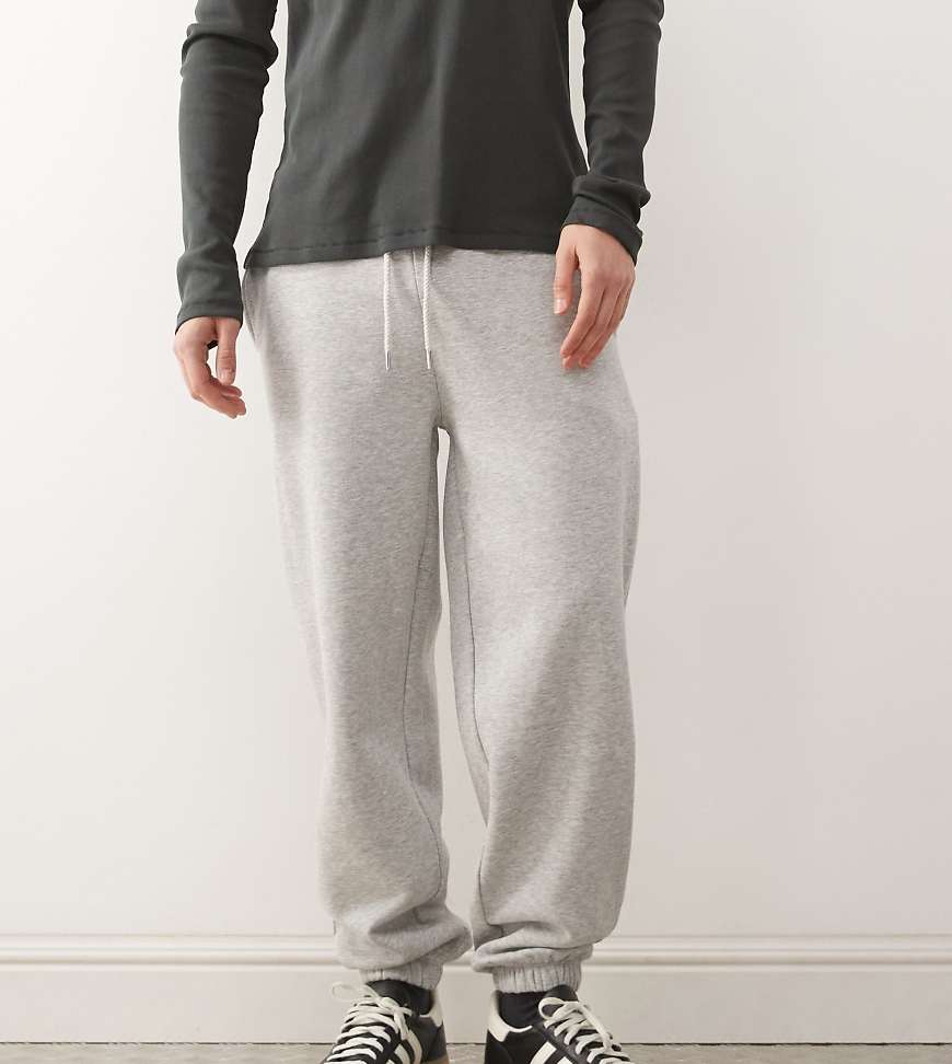 COLLUSION - Jogginghose in meliertem Grau mit Bündchen von Collusion