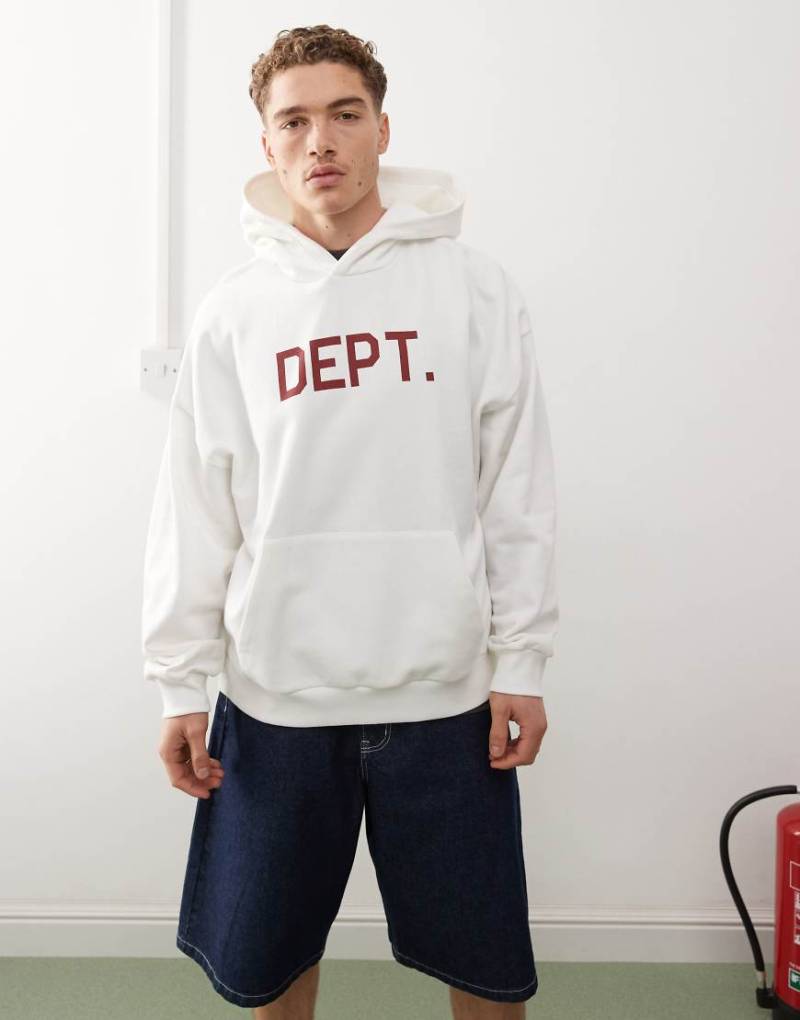 COLLUSION - Kapuzenpullover mit „Dept."-Print-Weiß COLLUSION - Kapuzenpullover mit „Dept."-Print-Weiß von Collusion