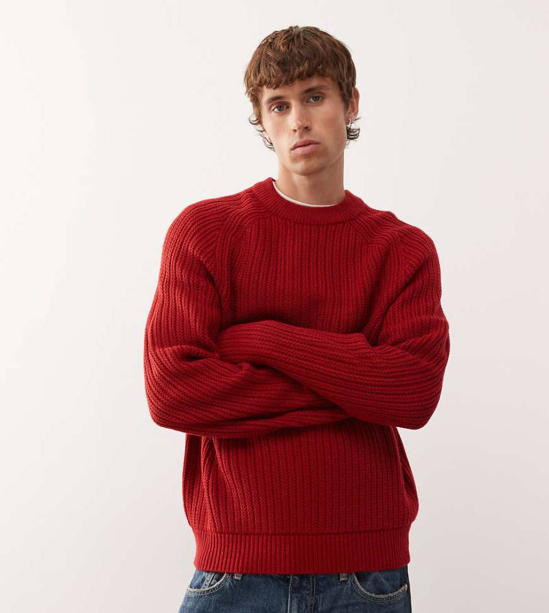 COLLUSION - Pullover aus Strick in Rot von Collusion