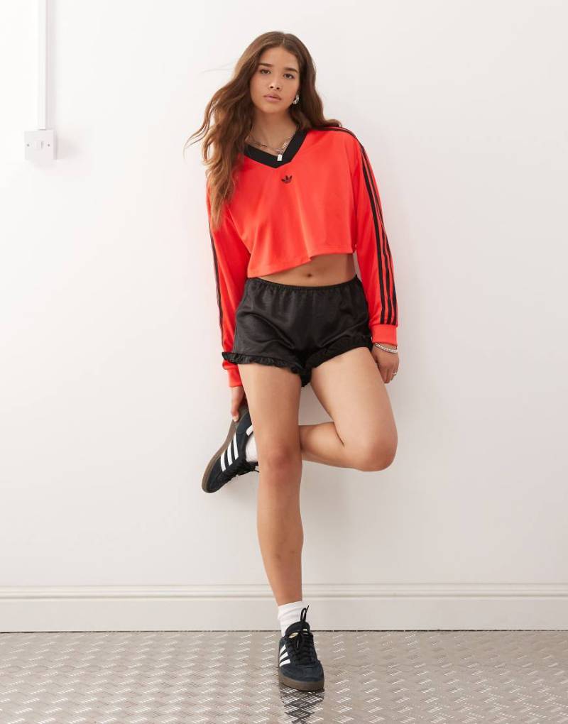 COLLUSION - Satin-Boxershorts in Schwarz von Collusion