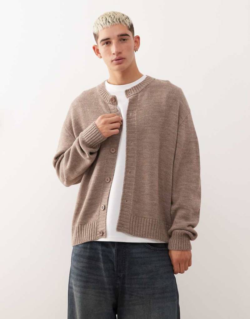 COLLUSION - Strickjacke in Braun-Brown von Collusion