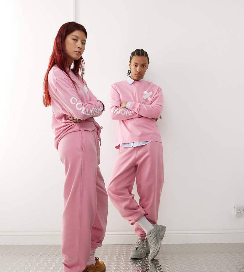 COLLUSION Unisex - Jogginghose in Rosa COLLUSION Unisex - Jogginghose in Rosa von Collusion