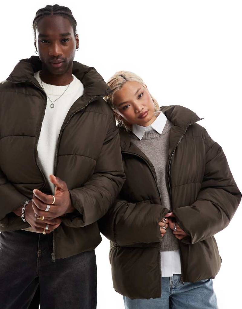 COLLUSION Unisex - Steppjacke in Braun von Collusion