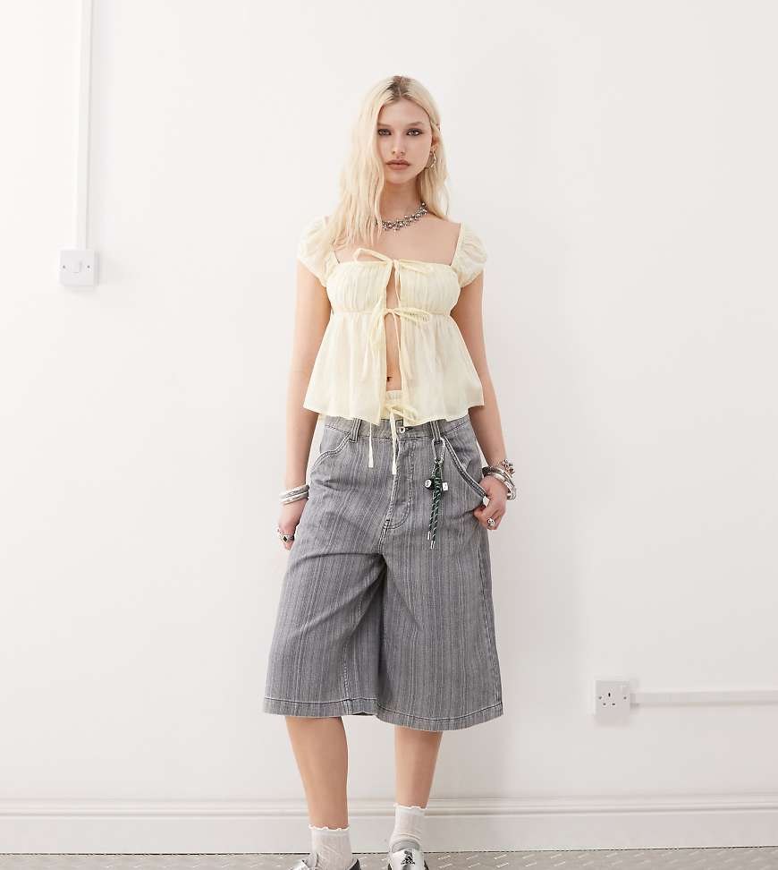 COLLUSION - Weite Jort in Grau mit Streifen von Collusion