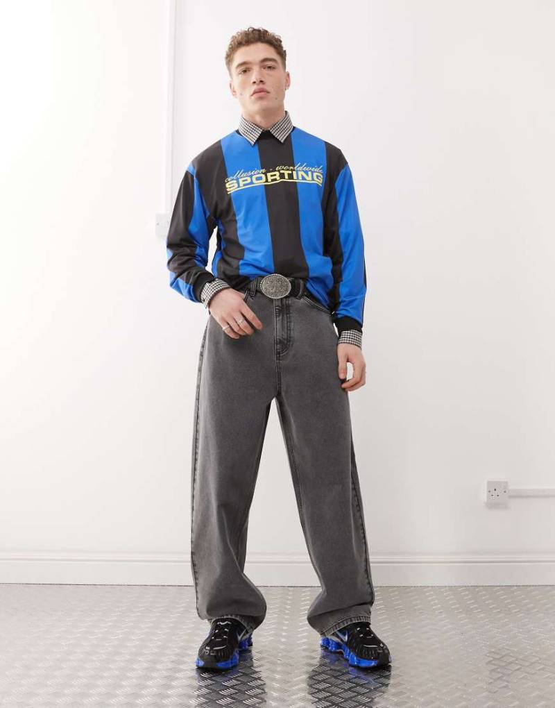Collusion - X001 - Antifit-Jeans in Grau von Collusion