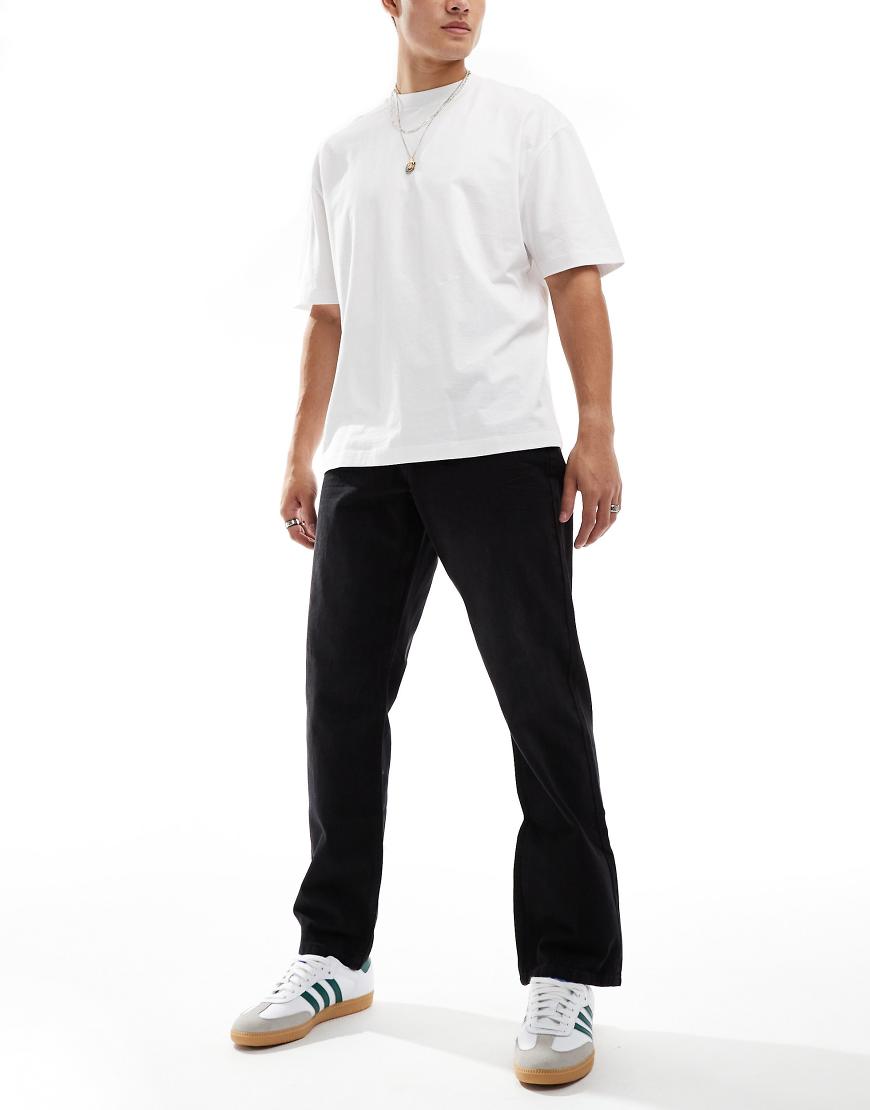 COLLUSION - X005 - Jeans in schwarzer Waschung mit geradem Schnitt von Collusion