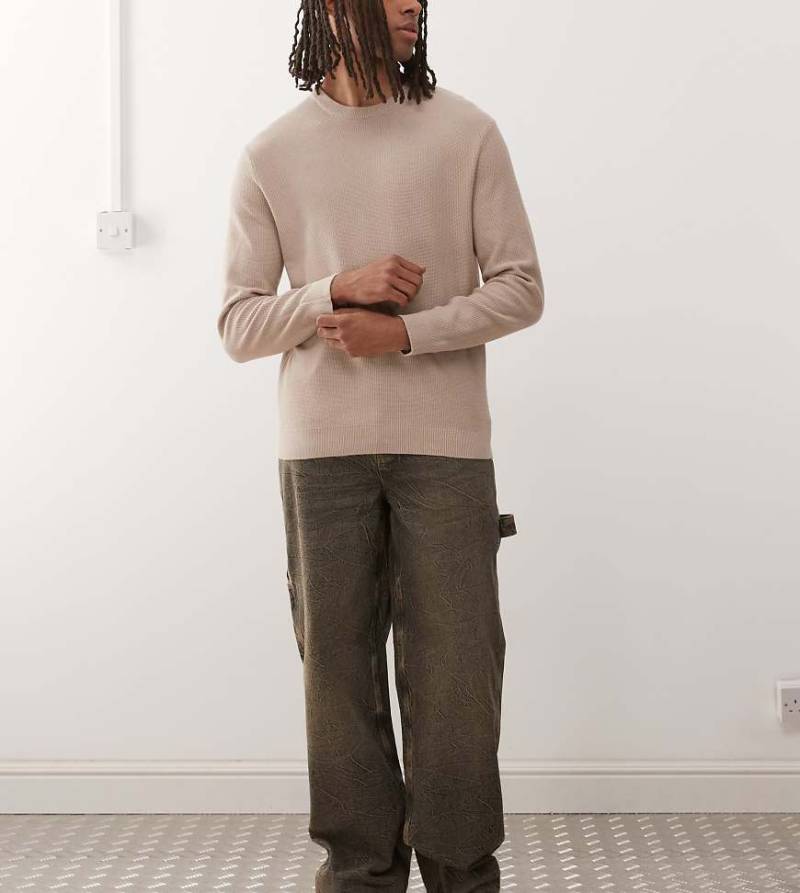 COLLUSION - X011 - Carpenter-Jeans in verwaschenem Braun mit mittelhohem Bund-Brown COLLUSION - X011 - Carpenter-Jeans in verwaschenem Braun mit mittelhohem Bund-Brown von Collusion