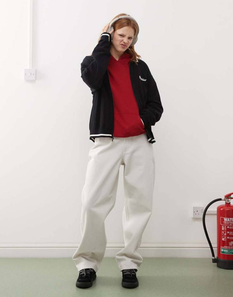 COLLUSION - Baggy Antifit Jeans in Ecru-Neutral von Collusion