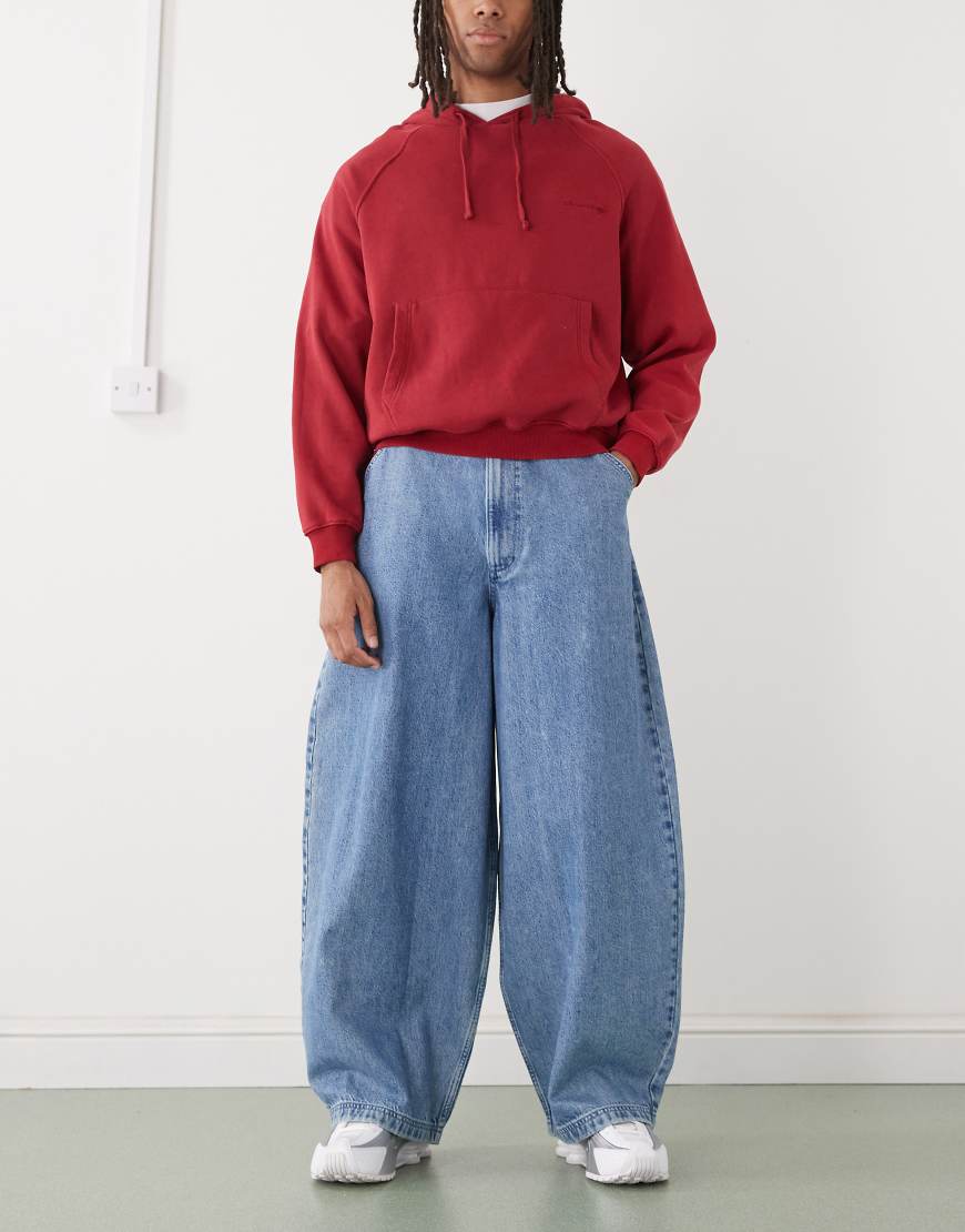 COLLUSION - XL - Jeans in hellblauer Waschung mit Ballonschnitt von Collusion