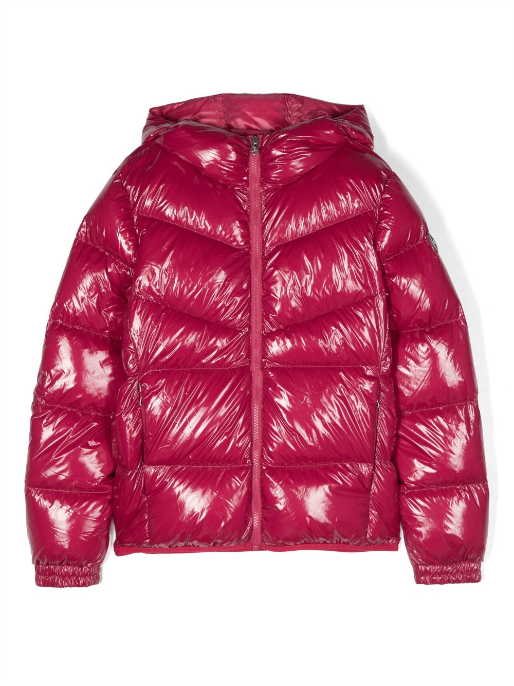 Colmar Kids Gefütterte Kapuzenjacke mit Logo-Patch - Rosa von Colmar Kids