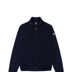 Blaue Colmar Herren Sweatshirt Mit Kaschmirmischung Und Reißverschluss von Colmar