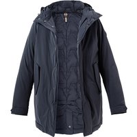 COLMAR Herren Daunenparka blau Mikrofaser unifarben von Colmar