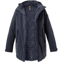 COLMAR Herren Daunenparka blau Mikrofaser unifarben von Colmar