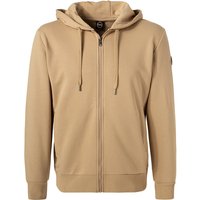 COLMAR Herren Sweatjacke beige Baumwolle unifarben von Colmar