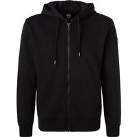 COLMAR Herren Sweatjacke schwarz Baumwolle unifarben von Colmar