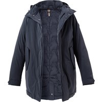 COLMAR Herren Daunenparka blau Mikrofaser unifarben von Colmar