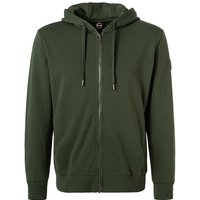 COLMAR Herren Sweatjacke grün Baumwolle unifarben von Colmar