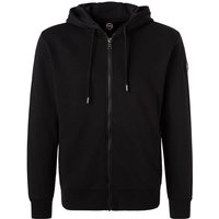 COLMAR Herren Sweatjacke schwarz Baumwolle unifarben von Colmar