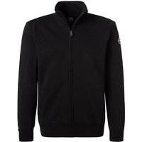 COLMAR Herren Sweatjacke schwarz Baumwolle unifarben von Colmar