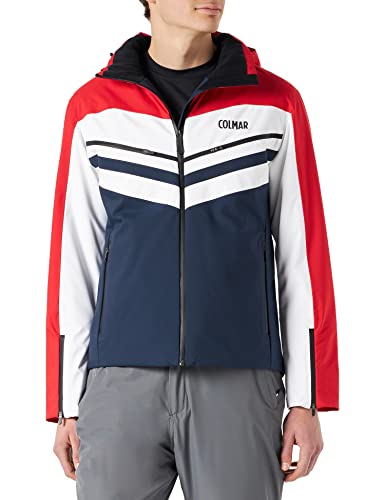 Colmar Herren Skijacke-1385 Jacke, Blue Black-Fuoco-Bia, 48 von COLMAR