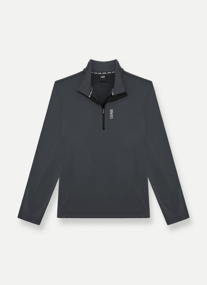 Colmar Strickfleece-Pullover Herren Ski-Fleeceshirt mit Stretch und halblangem Reißverschluss von Colmar