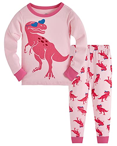 Colobe Mädchen Schlafanzug Baumwolle Einhorn Langarm Zweiteiliger Schlafanzüge Set Süß Panda Kinder Nachtwäsche Winter Weihnachten Pyjama Größe 11-12 Jahre von Colobe