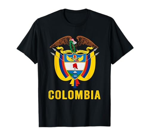 Republik Kolumbien Kolumbien Flagge Pride Heritage Herren Kinder T-Shirt Republik Kolumbien Kolumbien Flagge Pride Heritage Herren Kinder T-Shirt von Colombia Colombian Flag Souvenir