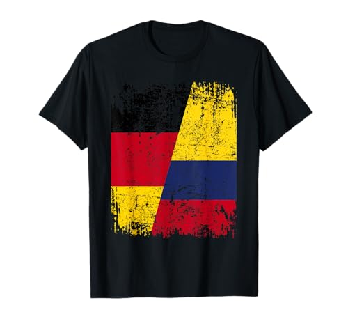 KOLUMBIEN DEUTSCHLAND Flagge | Damen Herren Kinder Kolumbien T-Shirt von Colombia Family Shop