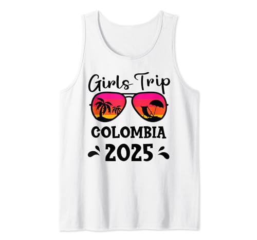 Kolumbien Girls Trip 2025 Urlaub Gruppe Wochenende Party Freund Tank Top Kolumbien Girls Trip 2025 Urlaub Gruppe Wochenende Party Freund Tank Top von Colombia Girls Trip Bachelorette Party Apparel